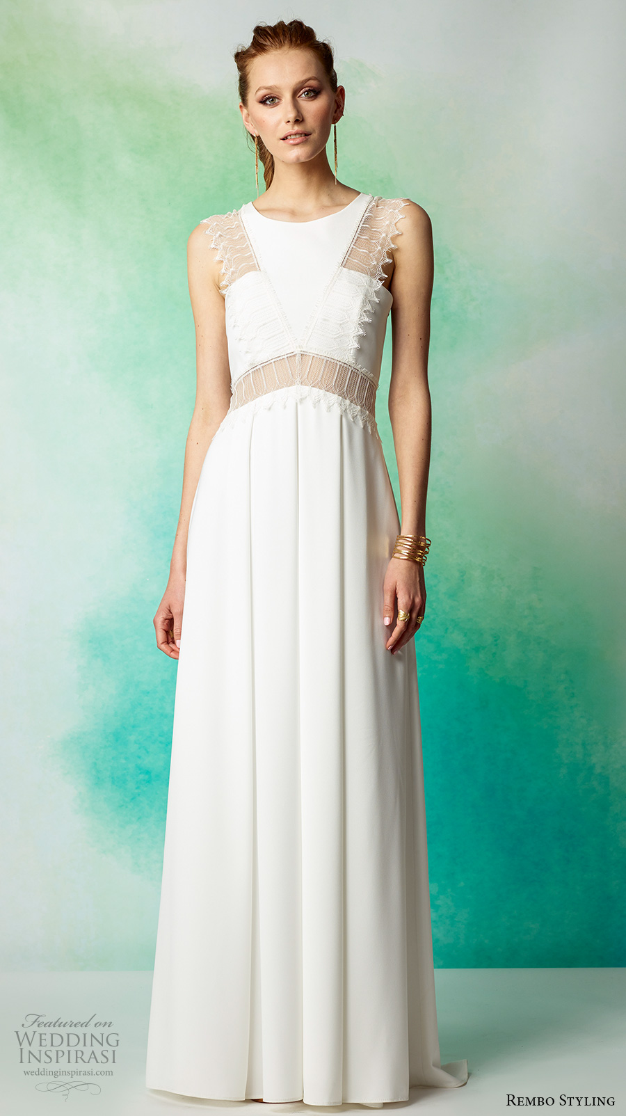 rembo styling 2017 bridal sleeveless jewel neckine heavily embellished bodice sophiscated column a line wedding dress strap low back sweep train (bjork) mv rembo styling 2017 bridal sleeveless jewel neckine heavily embellished bodice sophiscated column a line wedding dress strap low back sweep train (bjork) mv