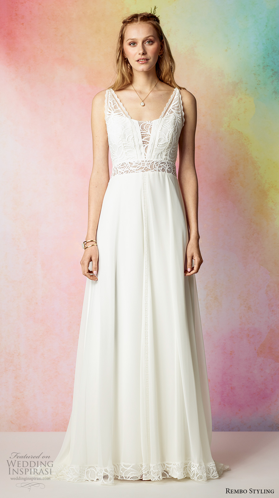 rembo styling 2017 bridal sleeveless scoop neck heavily embellished bodice romantic modified a line wedding dress lace back sweep train (first) mv rembo styling 2017 bridal sleeveless scoop neck heavily embellished bodice romantic modified a line wedding dress lace back sweep train (first) mv