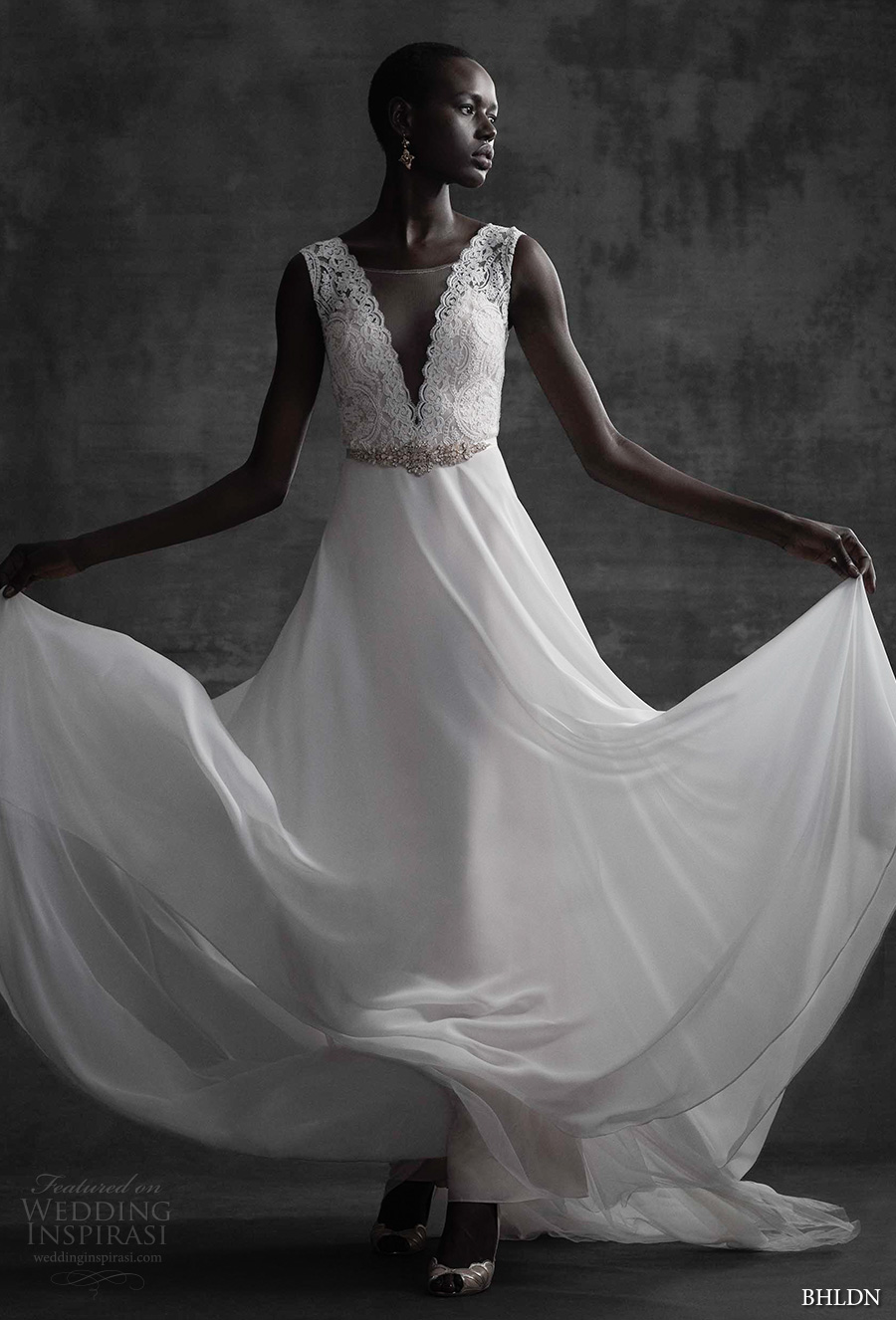 bhldn spring 2017 bridal sleeveless deep v neckline heavily embroidered lace bodice flowy skirt romantic a line wedding dress with pockets open v back short train (taryn) mv bhldn spring 2017 bridal sleeveless deep v neckline heavily embroidered lace bodice flowy skirt romantic a line wedding dress with pockets open v back short train (taryn) mv