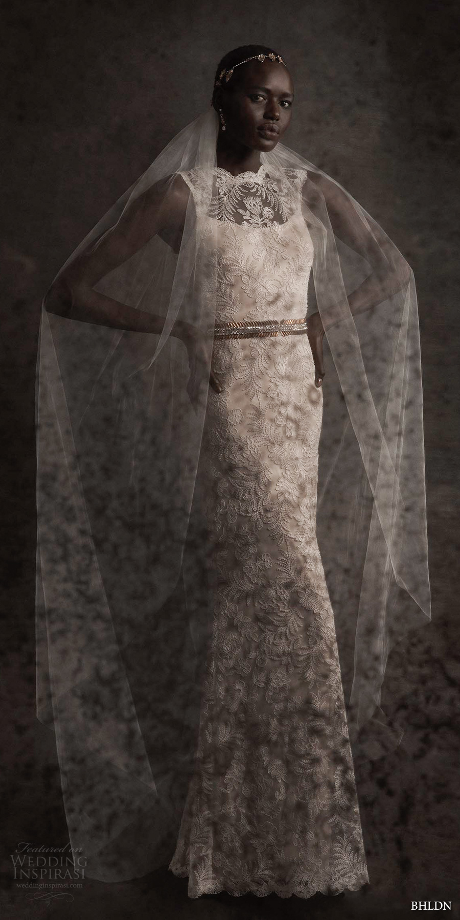 bhldn spring 2017 bridal sleeveless lace illusion jewel scoop neckline full embellishment lace ivory elegant sheath wedding dress keyhole back (april) mv bhldn spring 2017 bridal sleeveless lace illusion jewel scoop neckline full embellishment lace ivory elegant sheath wedding dress keyhole back (april) mv