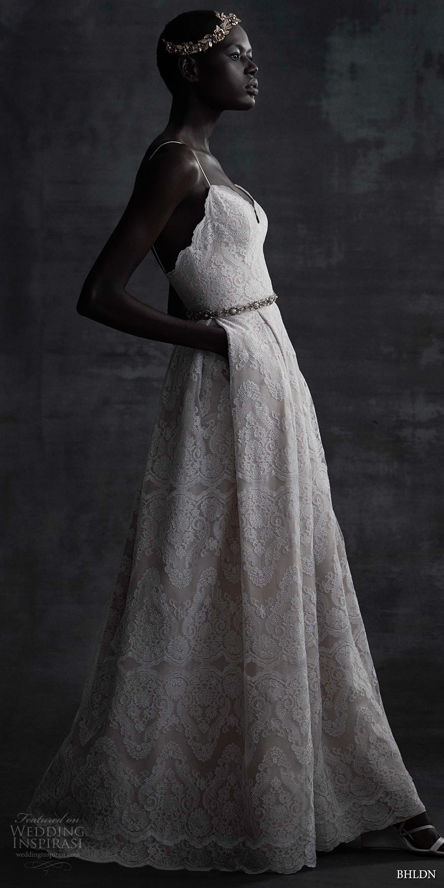 bhldn spring 2017 bridal sleeveless spagetti strap sweetheart neckline full embellishment lace romantic bohemian modified a line wedding dress open back (helena) sdv mv bhldn spring 2017 bridal sleeveless spagetti strap sweetheart neckline full embellishment lace romantic bohemian modified a line wedding dress open back (helena) sdv mv