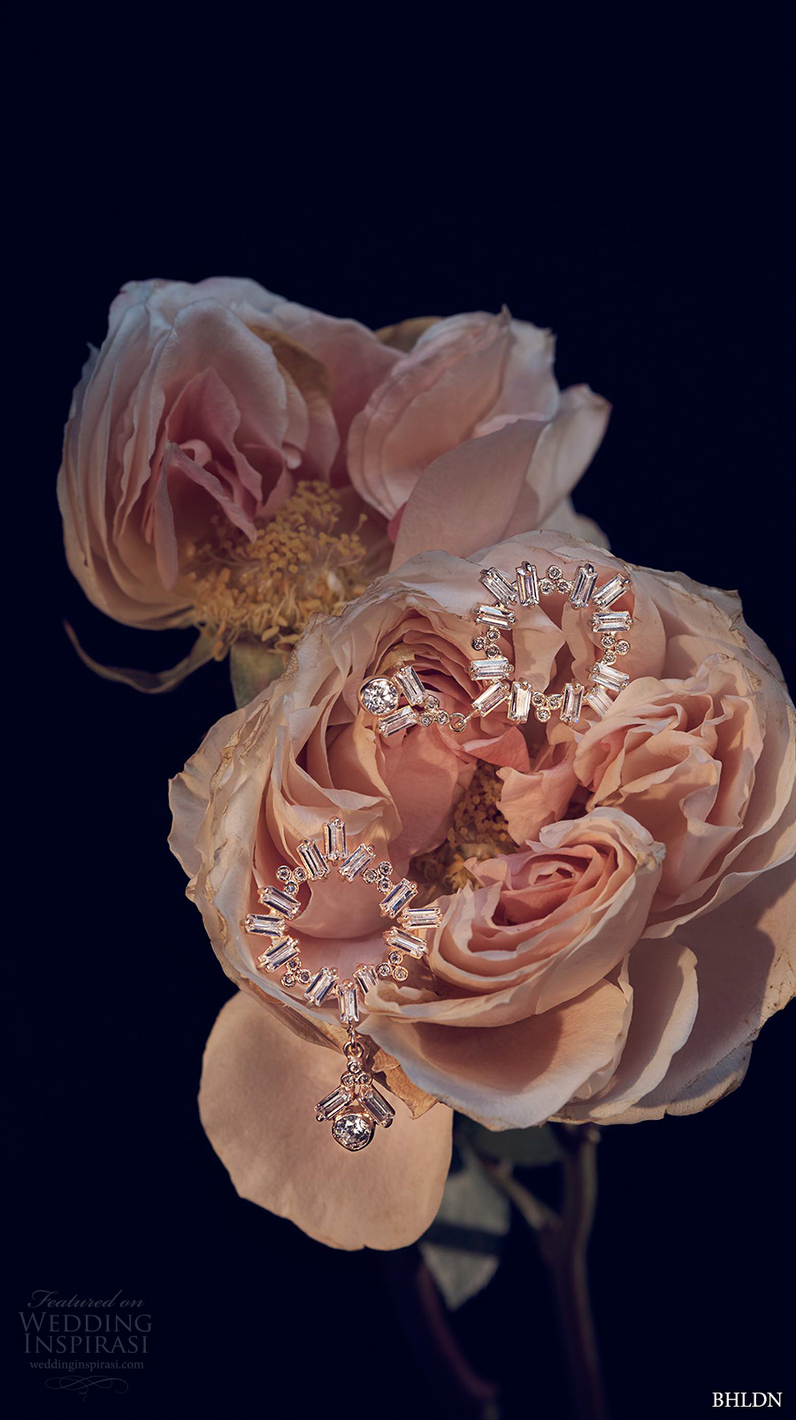 bhldn spring 2017 bridal wedding acessories jewelry earrings (dangling circlet) mv bhldn spring 2017 bridal wedding acessories jewelry earrings (dangling circlet) mv