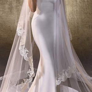 enzoani 2017 bridal (logan) strapless sweetheart unembellished mermaid wedding dress mv