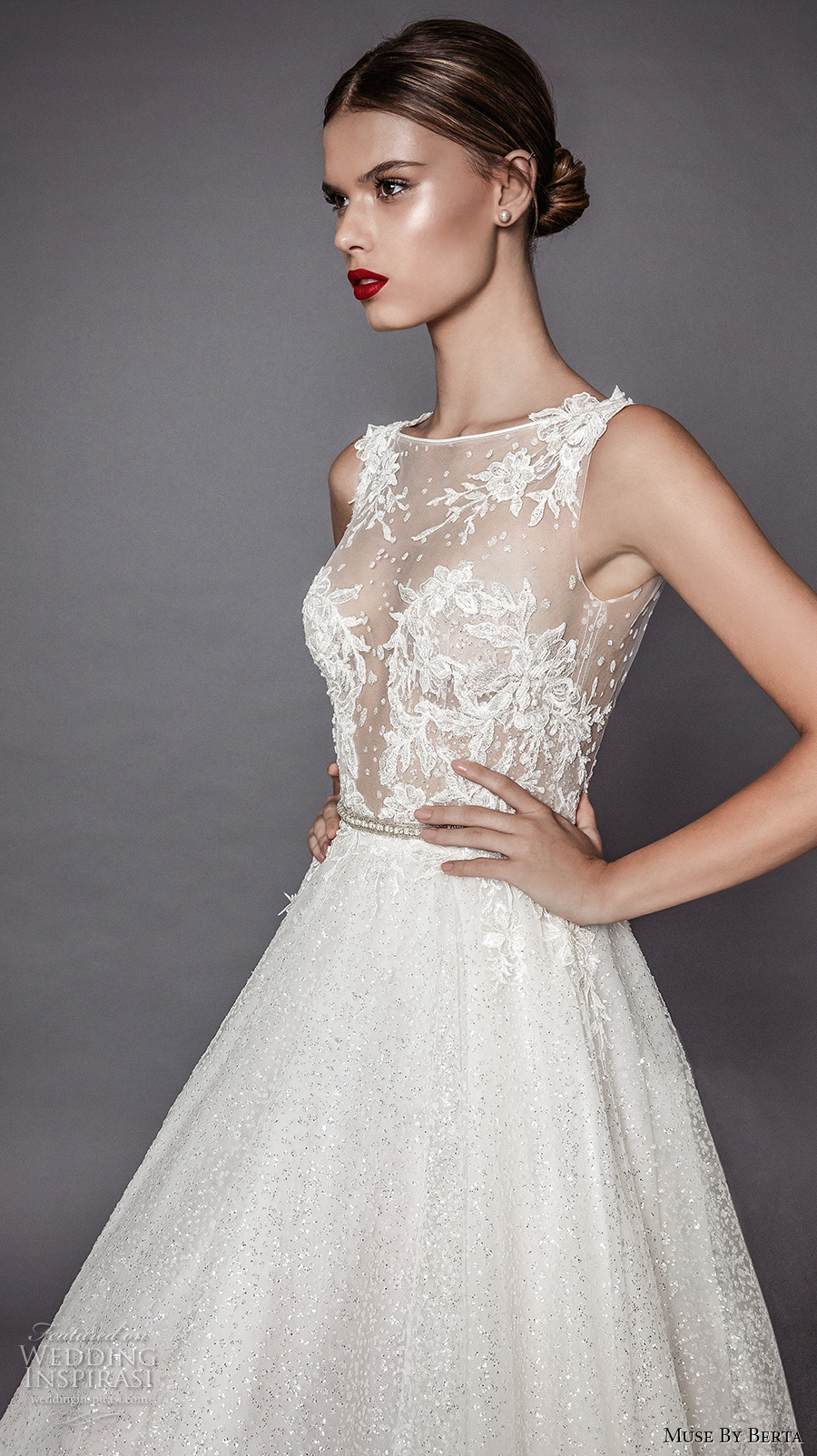 muse berta fall 2017 bridal sleevelesss bateau neckline heavily embroidered bodice lace sexy romantic a line wedding dress open low back chapel train (aurelia) zv muse berta fall 2017 bridal sleevelesss bateau neckline heavily embroidered bodice lace sexy romantic a line wedding dress open low back chapel train (aurelia) zv
