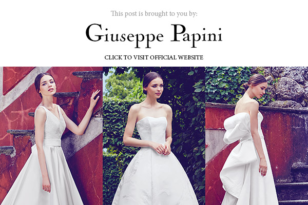 giuseppe papini 2017 bridal collection below banner