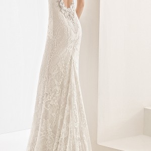rosa clara 2017 bridal sleeveless embellished strap sweetheart neckline full embellishment elegant sheath wedding dress open low back sweep train (naila) bv
