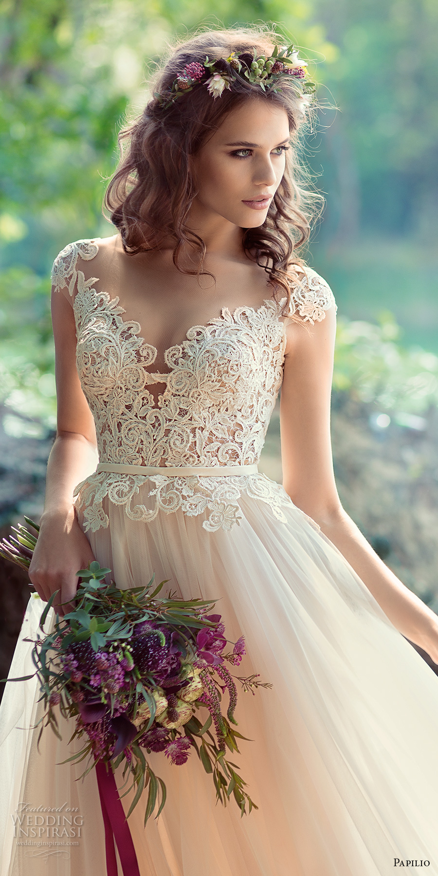 papilio 2017 bridal cap sleeves sweetheart neckline heavily embellished bodice tulle skirt romantic ivory color modified a line wedding dress sheer back chapel train (iora) zv papilio 2017 bridal cap sleeves sweetheart neckline heavily embellished bodice tulle skirt romantic ivory color modified a line wedding dress sheer back chapel train (iora) zv