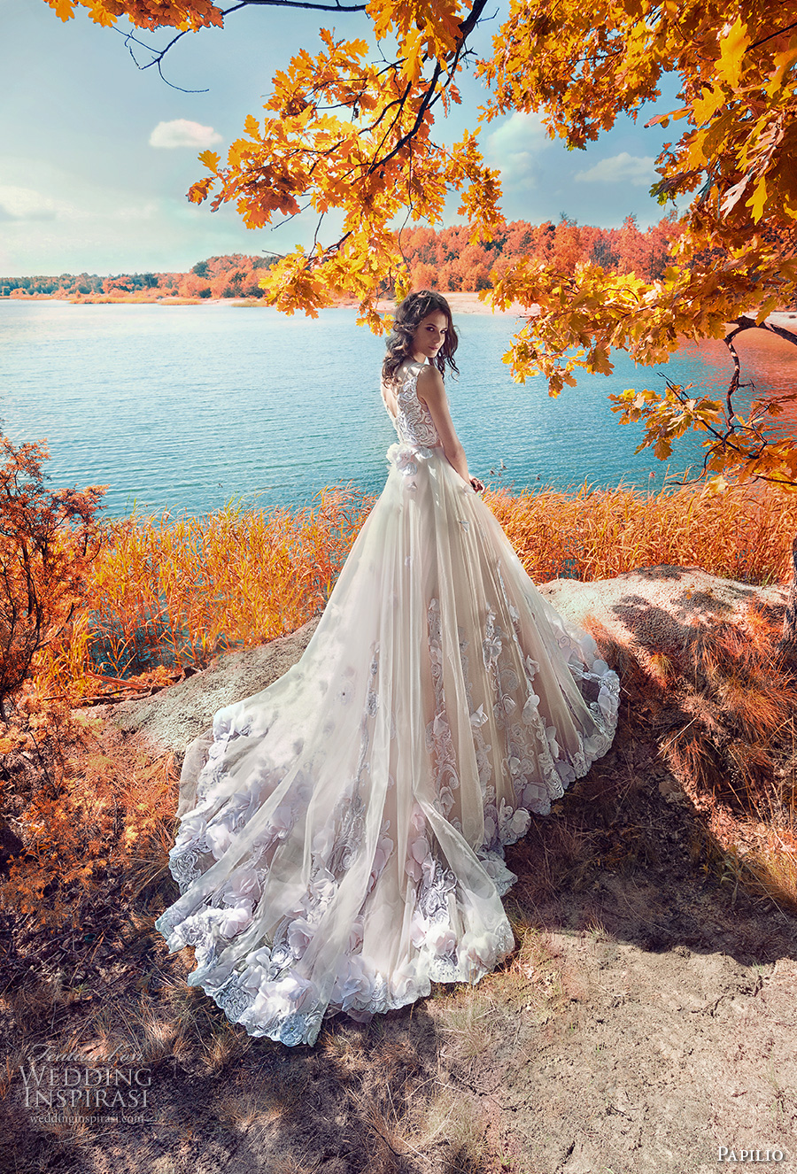 papilio 2017 bridal sleeveless sheer jewel neckline heavily embellished bodice tulle skirt romantic blush color modified a line wedding dress open v back long train (swamphen) bv papilio 2017 bridal sleeveless sheer jewel neckline heavily embellished bodice tulle skirt romantic blush color modified a line wedding dress open v back long train (swamphen) bv