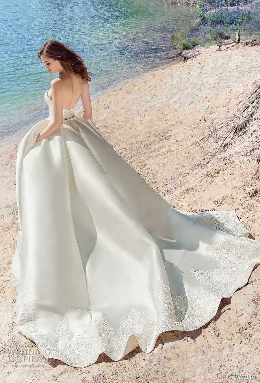 papilio 2017 bridal strapless sweetheart neckline light embellished bodice princess ball gown wedding dress royal train (drongo) bv papilio 2017 bridal strapless sweetheart neckline light embellished bodice princess ball gown wedding dress royal train (drongo) bv