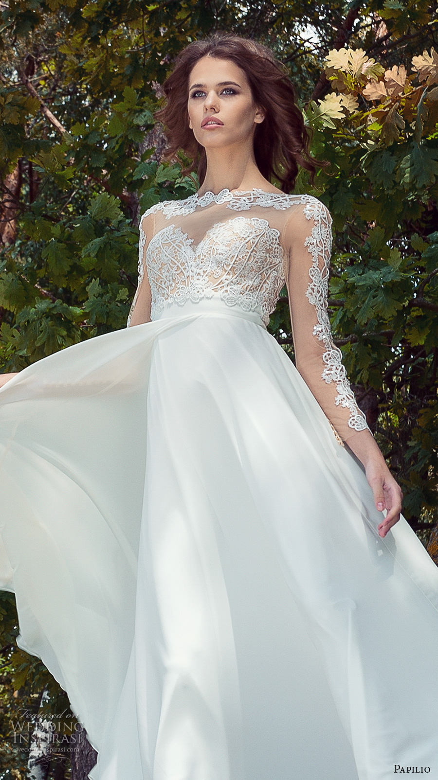 papilio 2017 bridal three quarter sleeves illusion boat sweetheart neckline heavily embellished bodice romantic modified a line wedding dress v back chapel train (fairywren) zv papilio 2017 bridal three quarter sleeves illusion boat sweetheart neckline heavily embellished bodice romantic modified a line wedding dress v back chapel train (fairywren) zv