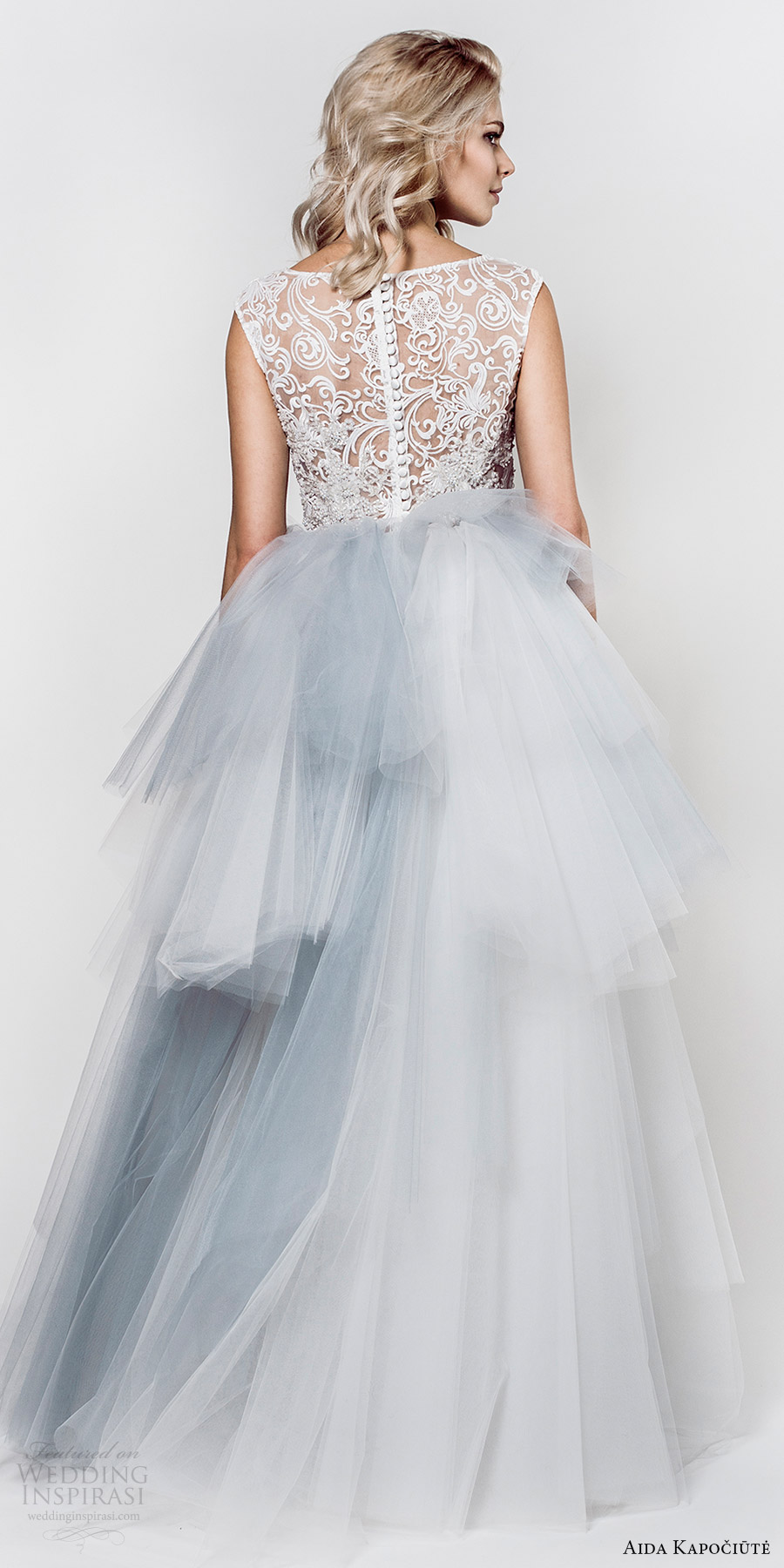 aida kapociute 2017 bridal sleeveless jewel neck lace bodice ball gown wedding dress (9) bv light blue color