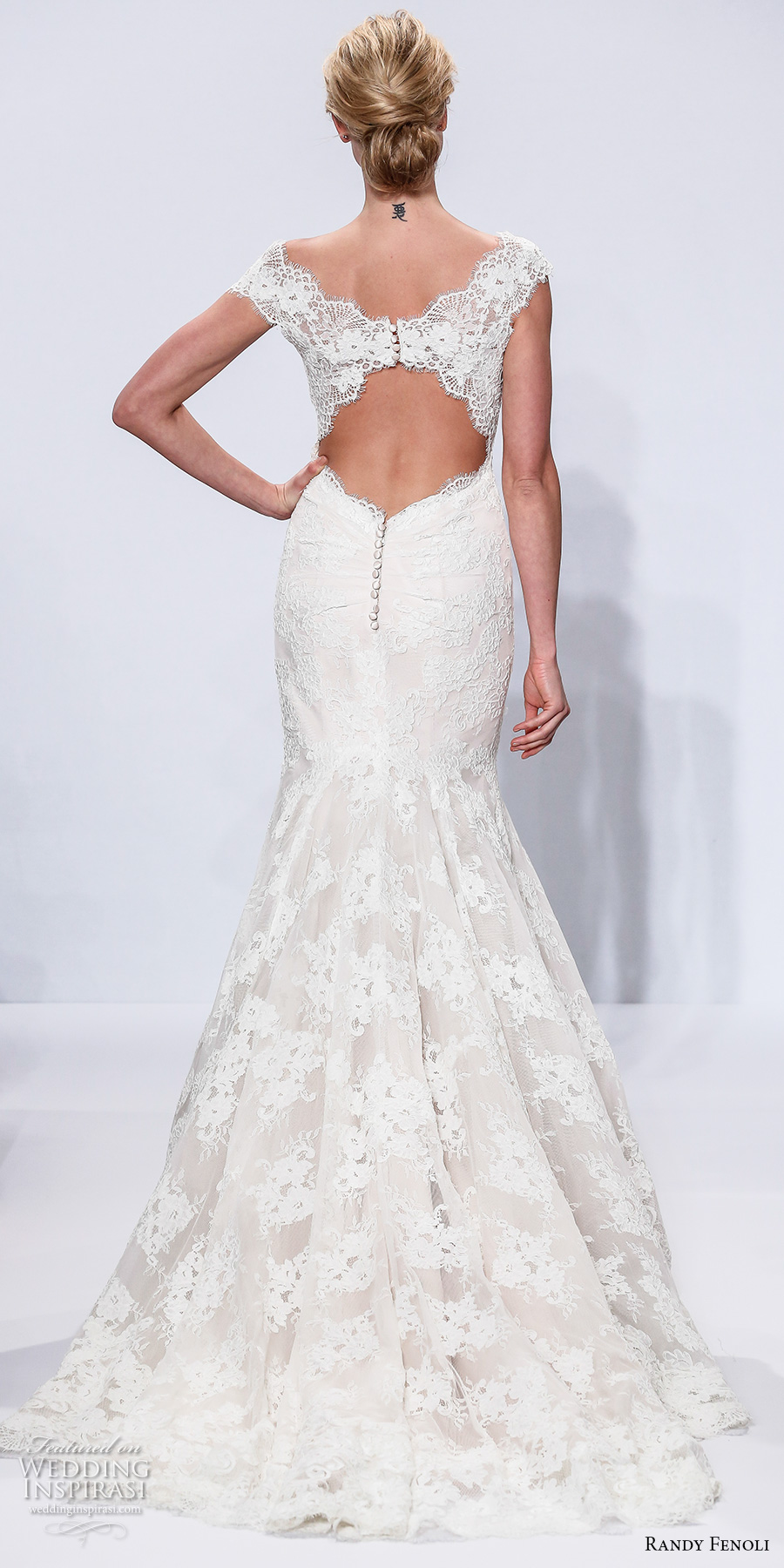 randy fenoli spring 2018 bridal cap sleeves v neck full embellishment elegant fit and flare wedding dress keyhole back chapel train (12) bv randy fenoli spring 2018 bridal cap sleeves v neck full embellishment elegant fit and flare wedding dress keyhole back chapel train (12) bv