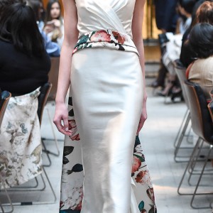 sachin babi spring 2018 bridal sleeveless straps v neck surplice column wedding dress (3) mv floral train