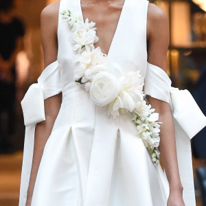 sachin babi spring 2018 bridal sleeveless thick straps deep v neck a line wedding dress (4) zfv