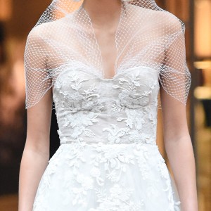 sachin babi spring 2018 bridal strapless sweetheart embellished bodice layered skirt a line wedding dress (10) zfv