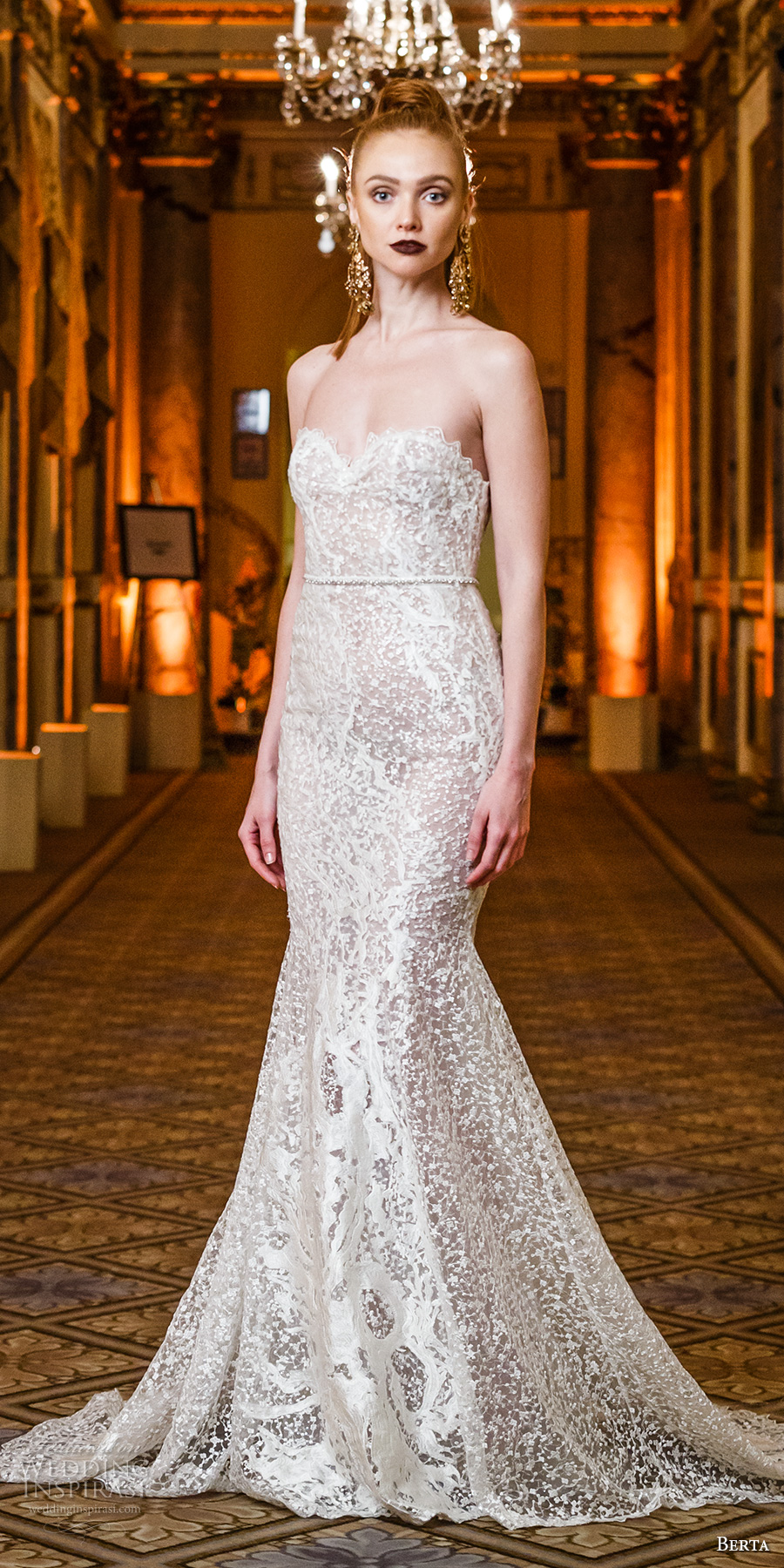 berta spring 2018 bridal strapless sweetheart neckline full embellishment elegant fit and flare wedding dress mid sheer back short train (17) mv berta spring 2018 bridal strapless sweetheart neckline full embellishment elegant fit and flare wedding dress mid sheer back short train (17) mv