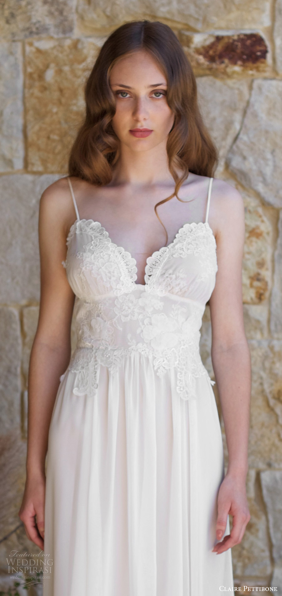 Lace Back Wedding Dress Claire Pettibone 6