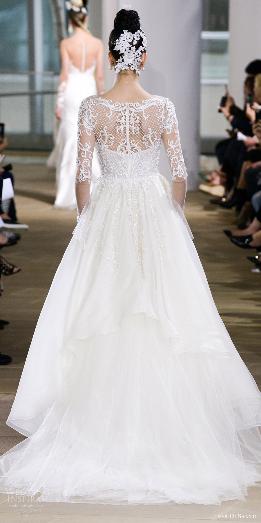 ines di santo spring 2018 bridal illusion long sleeves sweetheart neckline embroidered bodice ball gown wedding dress (cyra) bv romantic elegant ines di santo spring 2018 bridal illusion long sleeves sweetheart neckline embroidered bodice ball gown wedding dress (cyra) bv romantic elegant