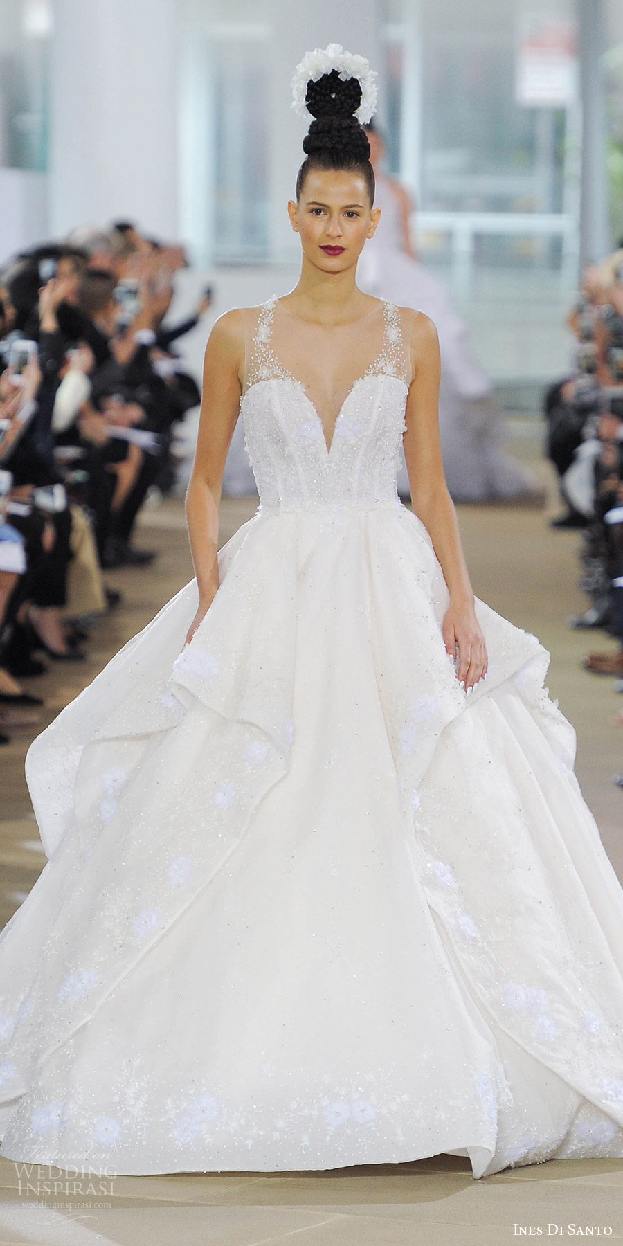 ines di santo spring 2018 bridal sleeveless illusion straps sweetheart layered skirt beaded bodice ball gown wedding dress (annora) mv princess romantic ines di santo spring 2018 bridal sleeveless illusion straps sweetheart layered skirt beaded bodice ball gown wedding dress (annora) mv princess romantic