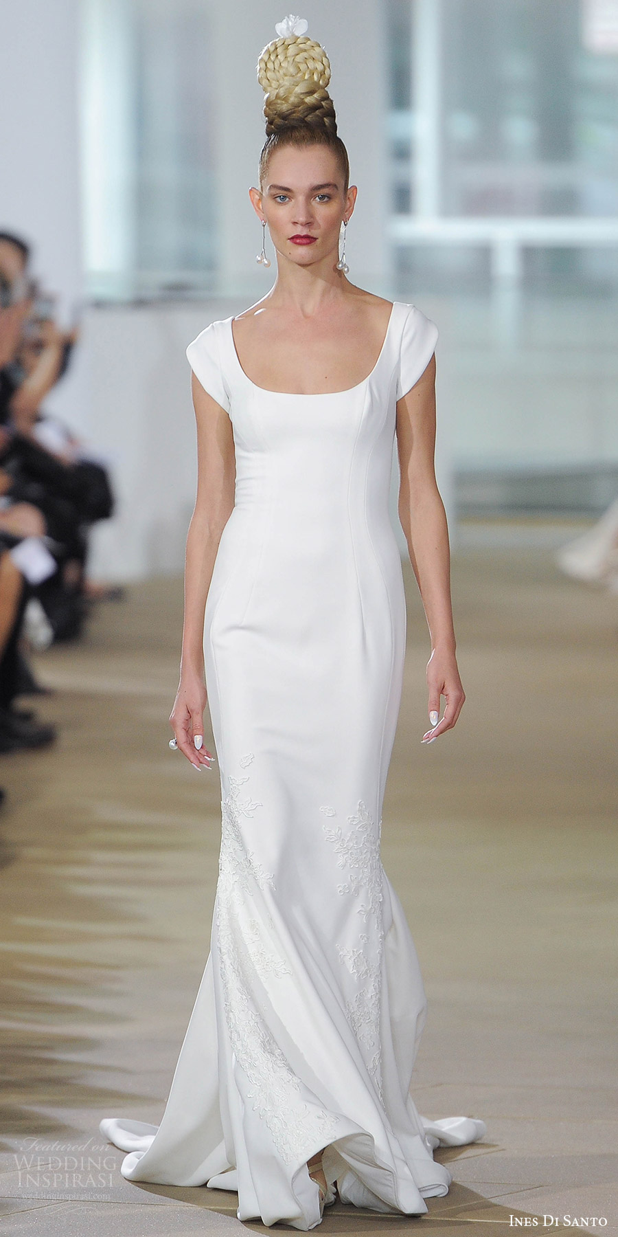 ines di santo spring 2018 bridal tulip cap sleeveless scoop neck fit flare wedding dress (carter) mv clean modern ines di santo spring 2018 bridal tulip cap sleeveless scoop neck fit flare wedding dress (carter) mv clean modern