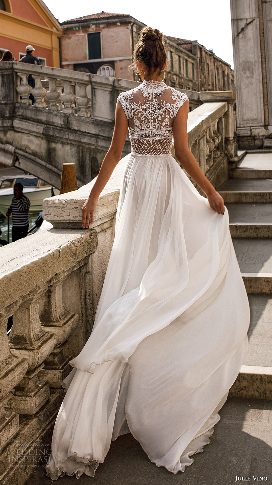 julie vino spring 2018 bridal sleeveless illusion high neck sweetheart neckline heavily embellished bodice flowy skirt romantic sexy a line wedding dress covered lace back chapel train (01) bv julie vino spring 2018 bridal sleeveless illusion high neck sweetheart neckline heavily embellished bodice flowy skirt romantic sexy a line wedding dress covered lace back chapel train (01) bv