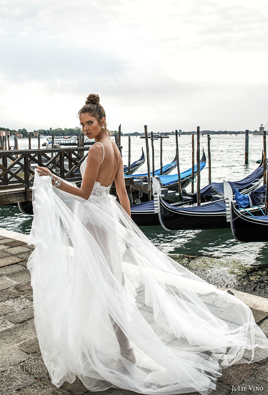 julie vino spring 2018 bridal spagetti strap sweetheart neckline heavily embellished bodice flowy tulle skirt romantic sexy a line wedding dress open scoop back chapel train (03) bv julie vino spring 2018 bridal spagetti strap sweetheart neckline heavily embellished bodice flowy tulle skirt romantic sexy a line wedding dress open scoop back chapel train (03) bv