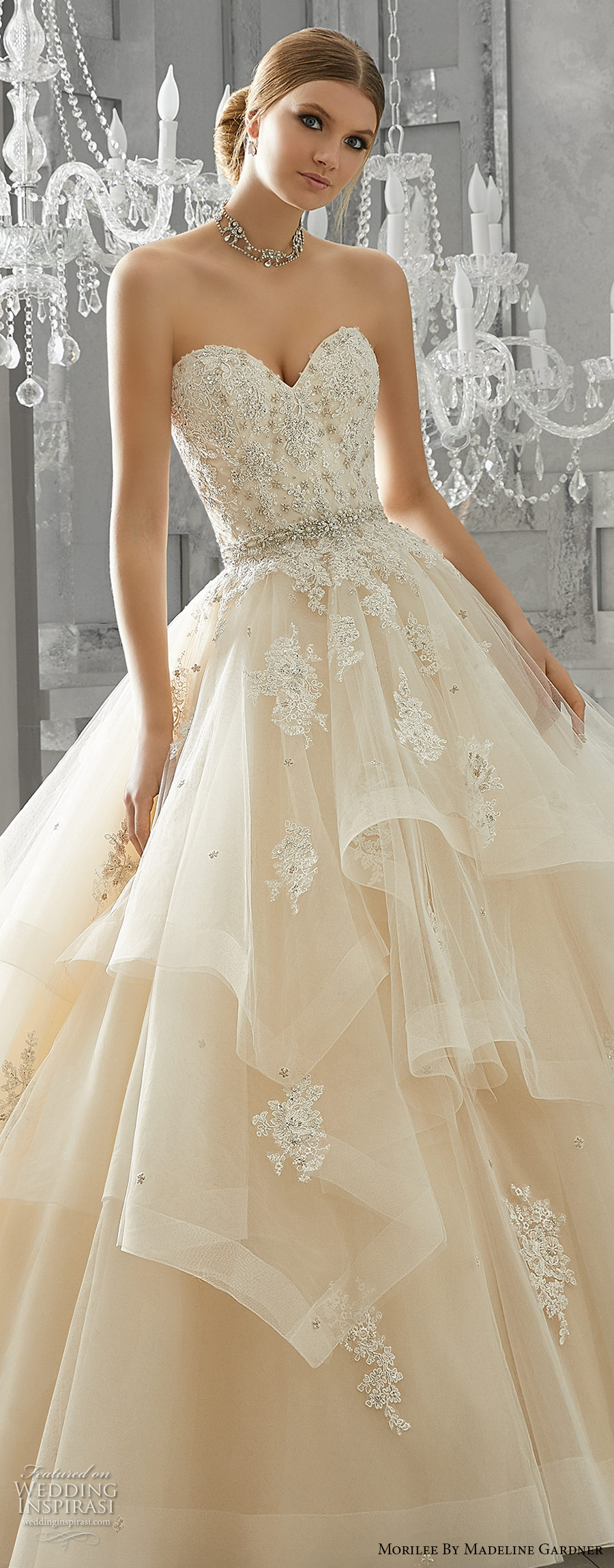 mori lee ball gown wedding dress