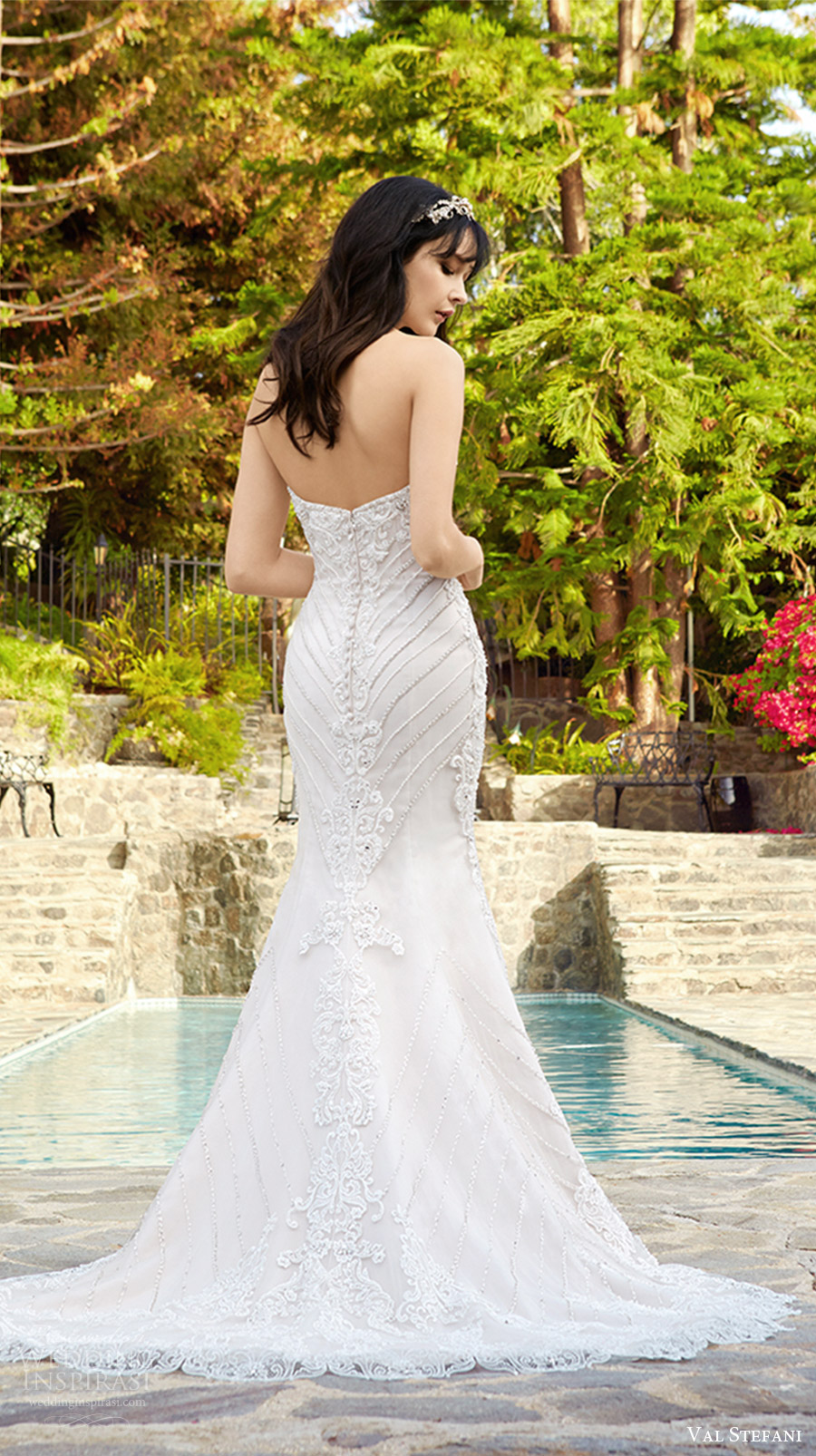 val stefani fall 2017 bridal strapless sweetheart beaded bodice trumpet mermaid lace wedding dress (d8135) bv elegant chapel train val stefani fall 2017 bridal strapless sweetheart beaded bodice trumpet mermaid lace wedding dress (d8135) bv elegant chapel train