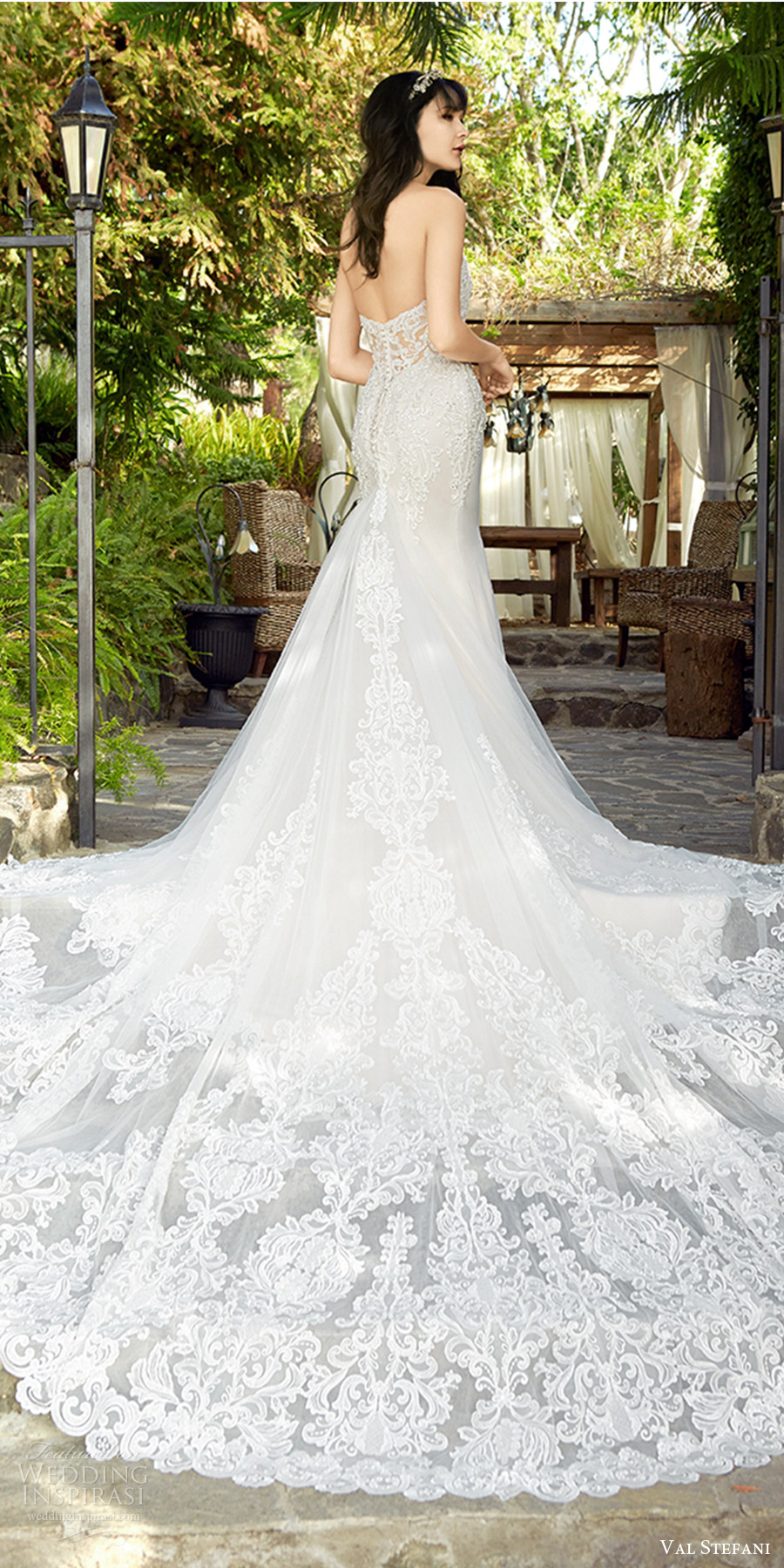 val stefani fall 2017 bridal strapless sweetheart lace sheath wedding dress (d8136) zbv long cathedral train elegant romantic val stefani fall 2017 bridal strapless sweetheart lace sheath wedding dress (d8136) zbv long cathedral train elegant romantic