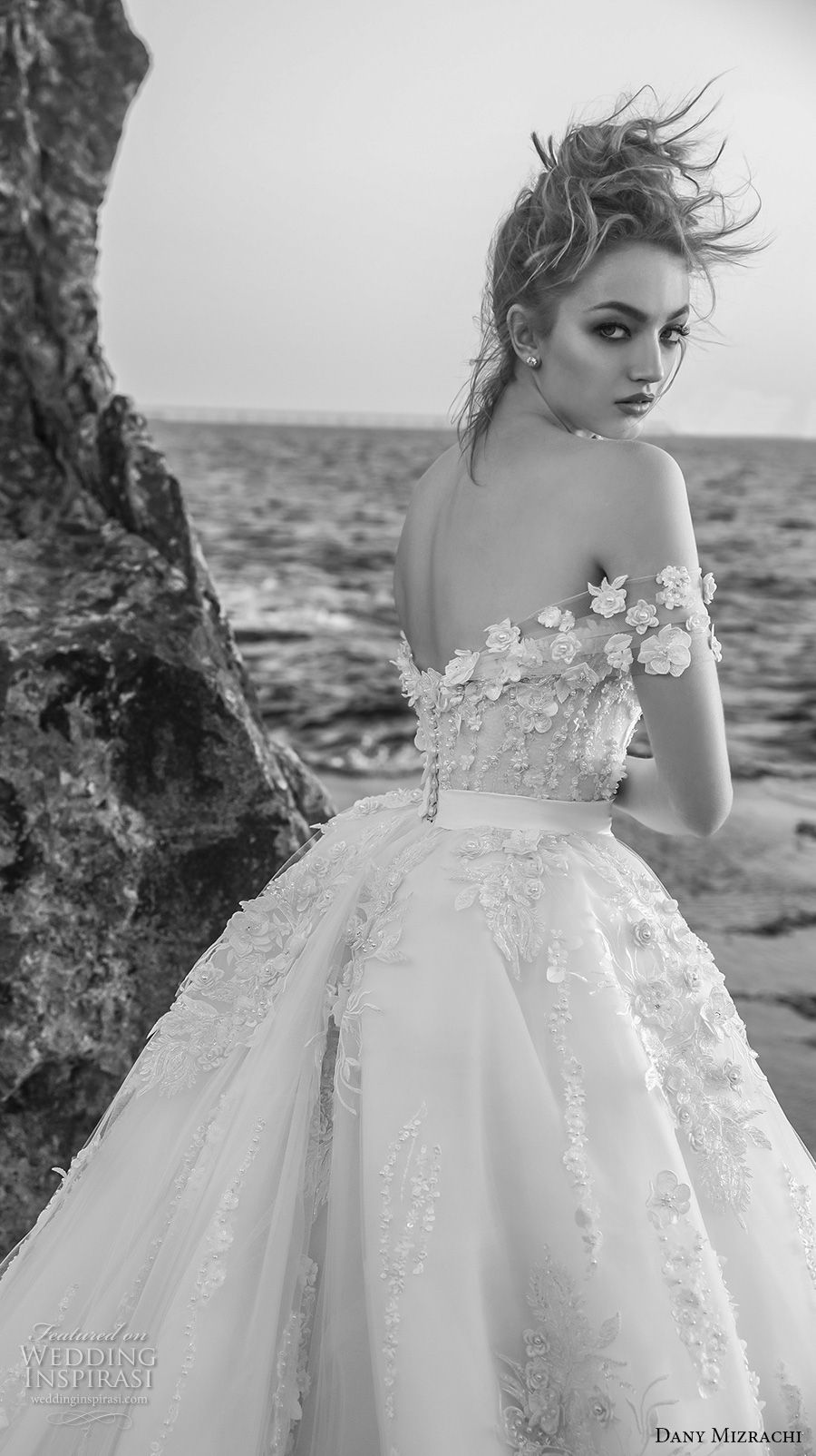 dany mizrachi 2018 bridal off the shoulder sweetheart neckline heavily embellished bodice romantic princess ball gown wedding dress (23) bv