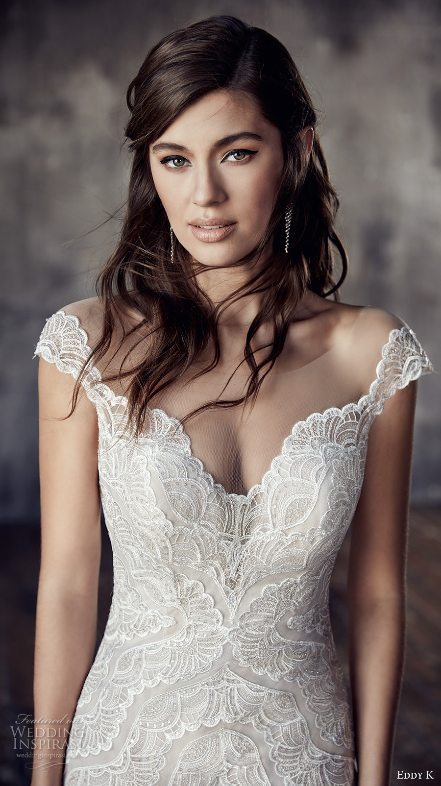eddy k 2018 bridal cap sleeves sweetheart neckline full embellishment elegant fit and flare wedding dress open scoop back chapel train (202) zv eddy k 2018 bridal cap sleeves sweetheart neckline full embellishment elegant fit and flare wedding dress open scoop back chapel train (202) zv