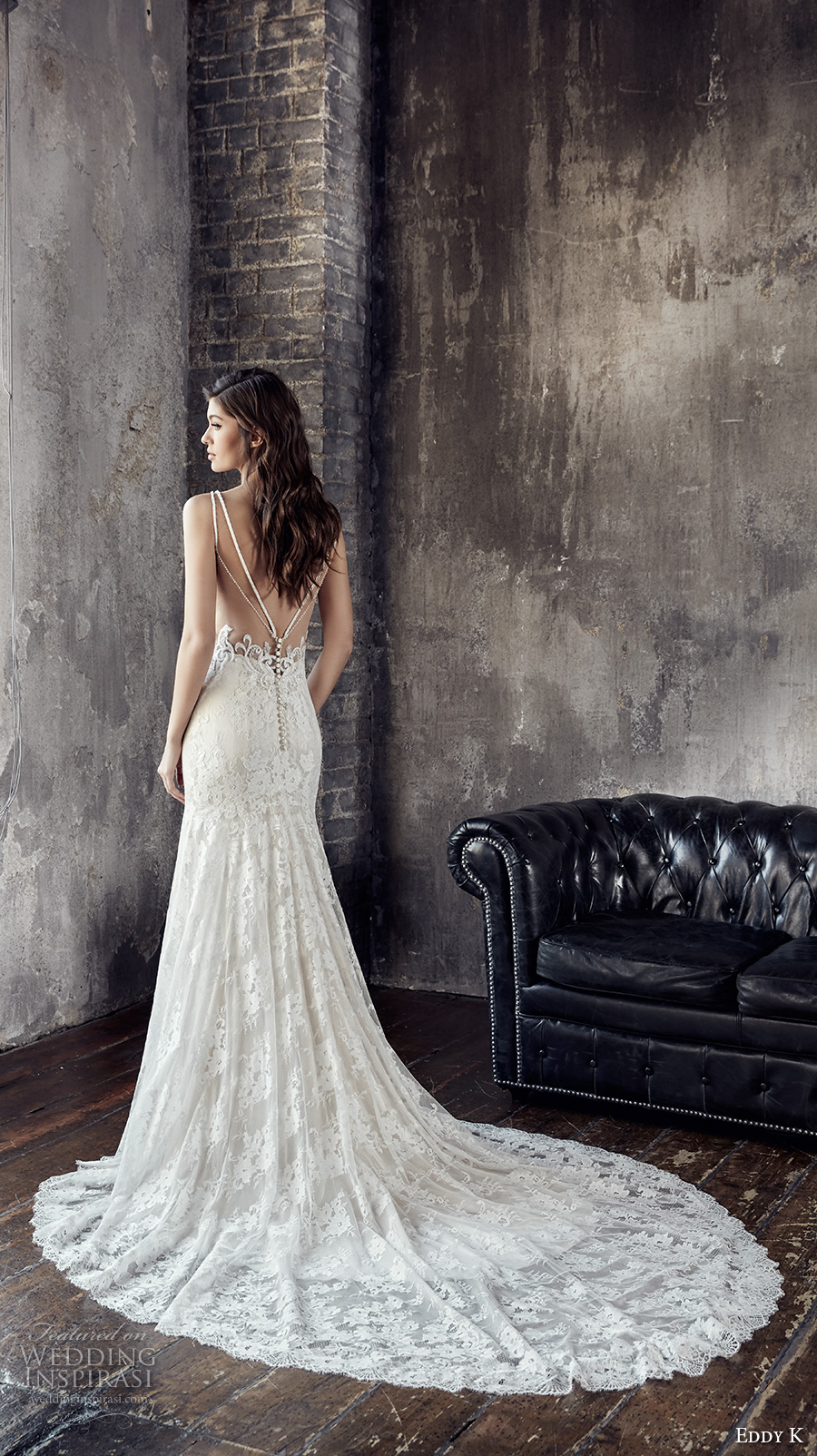 eddy k 2018 bridal sleeveless thin strap deep plunging sweetheart neckline full embellishment elegant sexy fit and flare wedding dress open v back chapel train (ct188) bv eddy k 2018 bridal sleeveless thin strap deep plunging sweetheart neckline full embellishment elegant sexy fit and flare wedding dress open v back chapel train (ct188) bv
