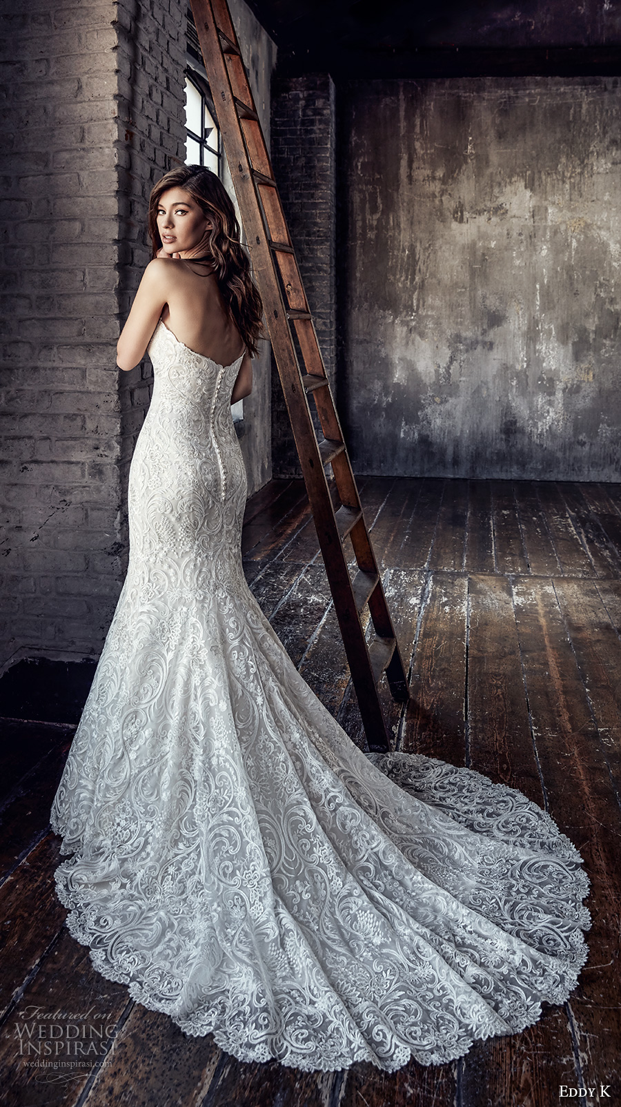 eddy k 2018 bridal strapless sweetheart neckline full embellishment elegant glamorous fit and flare wedding dress medium train (200) bv eddy k 2018 bridal strapless sweetheart neckline full embellishment elegant glamorous fit and flare wedding dress medium train (200) bv