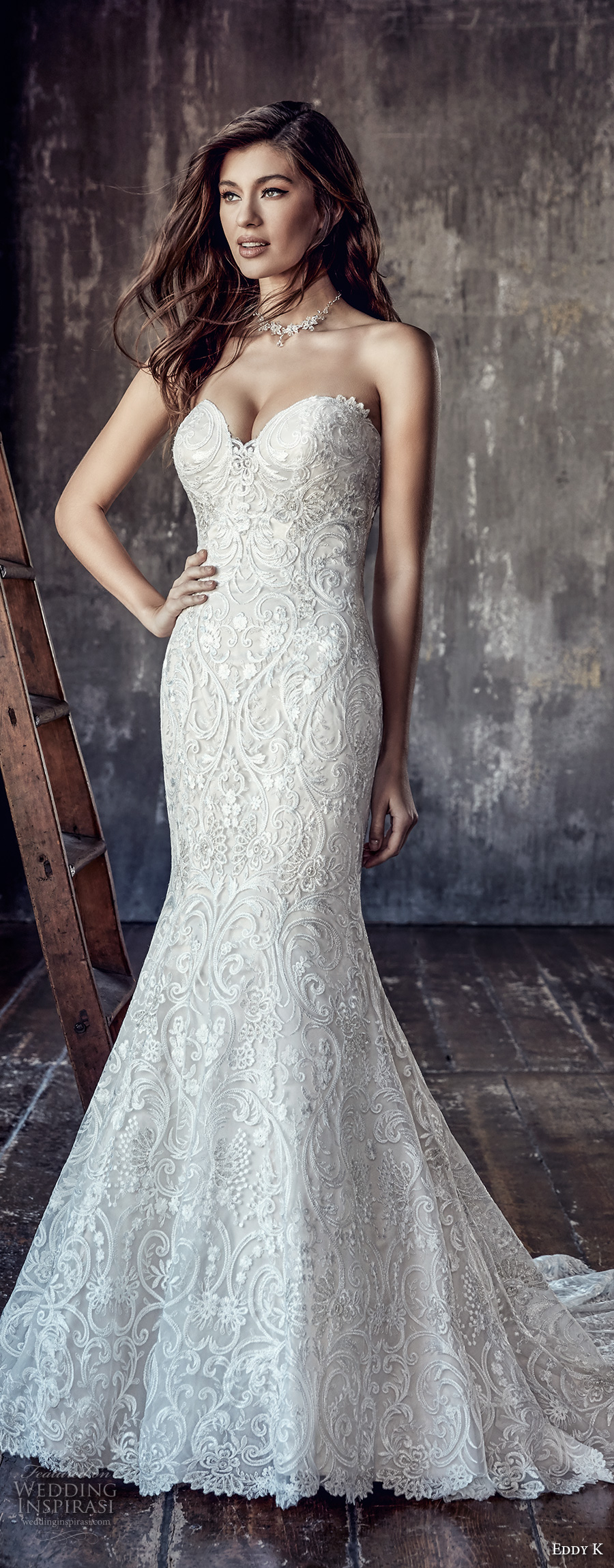 eddy k 2018 bridal strapless sweetheart neckline full embellishment elegant glamorous fit and flare wedding dress medium train (200) mv eddy k 2018 bridal strapless sweetheart neckline full embellishment elegant glamorous fit and flare wedding dress medium train (200) mv