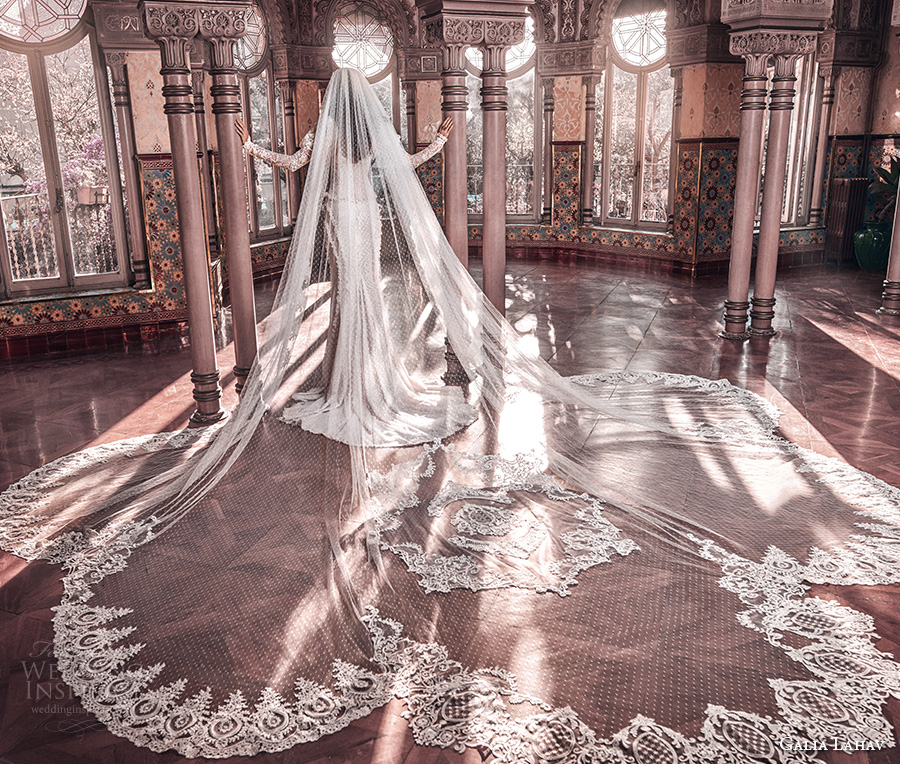 galia lahav spring 2018 long cathedral veil (esther) mv