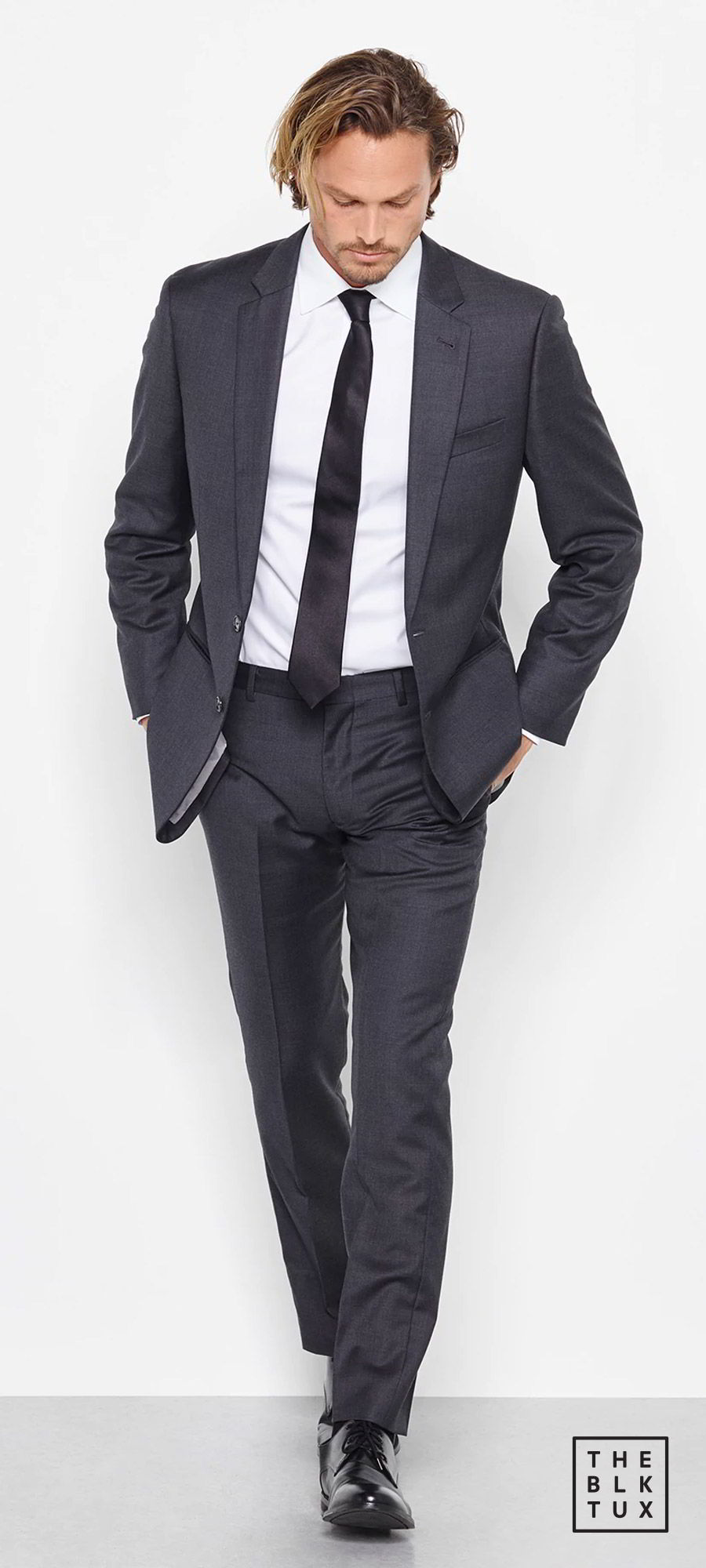 the black tux 2017 online tuxedo rental service charcoal suit groom groommen best man style