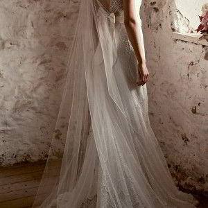 anna campbell 2018 bridal cap sleeves illusion boat sweetheart neckline full embellishment elegant trumpet wedding dress open v back chapel train (17) bv