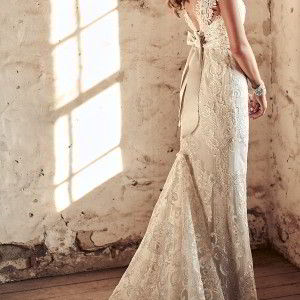 anna campbell 2018 bridal cap sleeves v neck full embellishment elegant sheath wedding dress open v back sweep train (18) bv