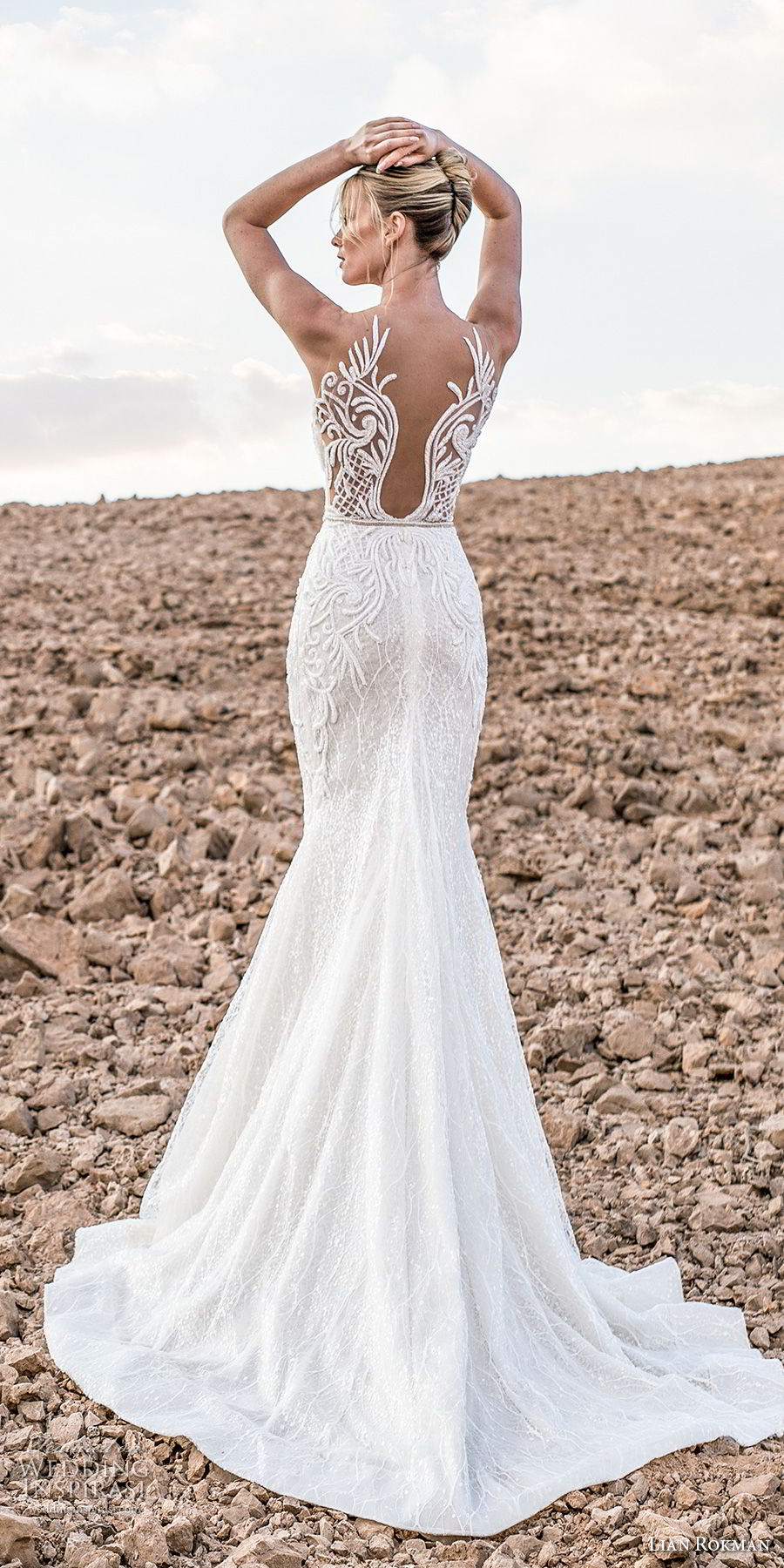 lian rokman 2017 bridal sleeveless deep plunging sweetheart neckline full embellishment elegant trumpet wedding dress lace back chapel train (zircon) bv lian rokman 2017 bridal sleeveless deep plunging sweetheart neckline full embellishment elegant trumpet wedding dress lace back chapel train (zircon) bv
