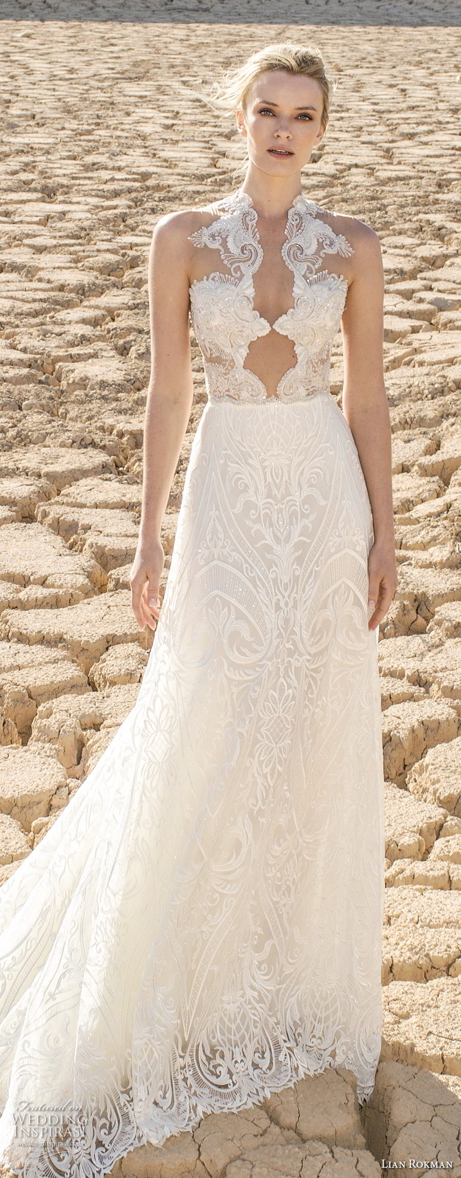 lian rokman 2017 bridal sleeveless halter neck deep plunging sweetheart neckline full embellishment sexy elegant a line wedding dress sheer back chapel train (amethyst) mv lian rokman 2017 bridal sleeveless halter neck deep plunging sweetheart neckline full embellishment sexy elegant a line wedding dress sheer back chapel train (amethyst) mv