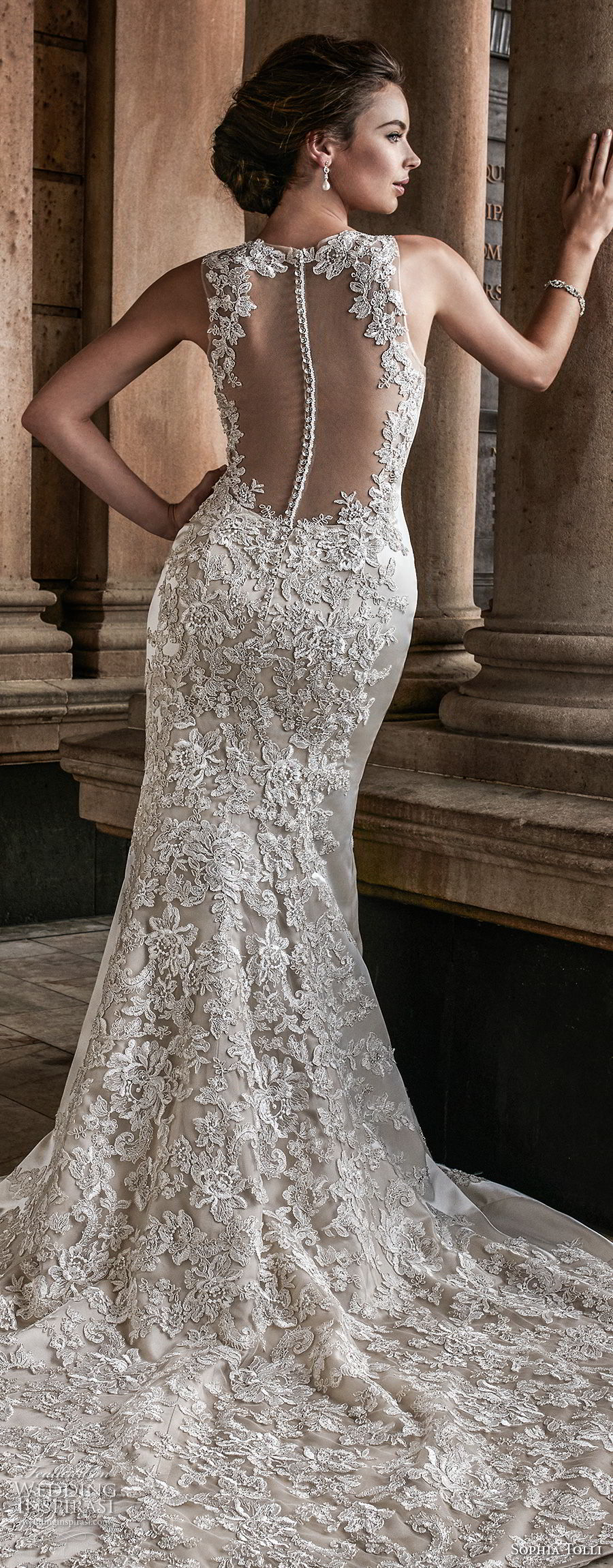 sophia tolli fall 2017 bridal sleeveless jewel neck full embellishment elegant trumpet mermaid wedding dress keyhole button back chapel train (4) blv sophia tolli fall 2017 bridal sleeveless jewel neck full embellishment elegant trumpet mermaid wedding dress keyhole button back chapel train (4) blv
