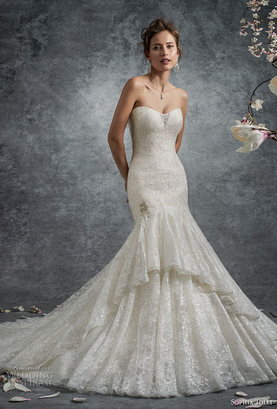 sophia tolli fall 2017 bridal strapless sweetheart neckline full embellishment ivory color elegant trumpet wedding dress chapel train (18) mv sophia tolli fall 2017 bridal strapless sweetheart neckline full embellishment ivory color elegant trumpet wedding dress chapel train (18) mv