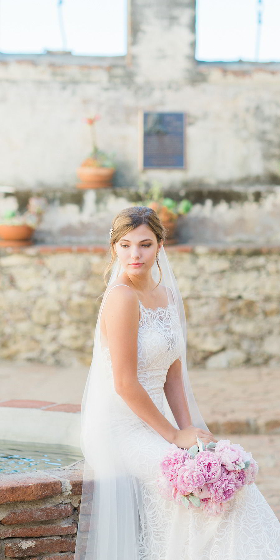 bel aire bridal accessories gorgeous headpiece V7333C  cathedral veil romantic wedding dress