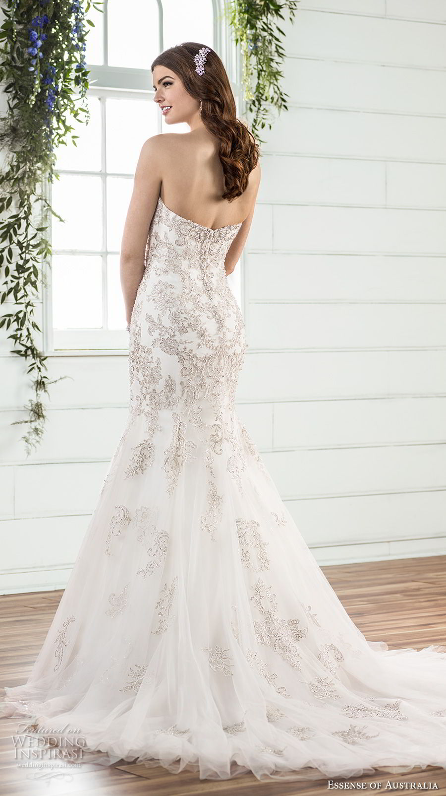 essense australia fall 2017 bridal strapless sweetheart neckline heavily embellished beaded bodice elegant glamorous mermaid wedding dress chapel train (01) bv essense australia fall 2017 bridal strapless sweetheart neckline heavily embellished beaded bodice elegant glamorous mermaid wedding dress chapel train (01) bv