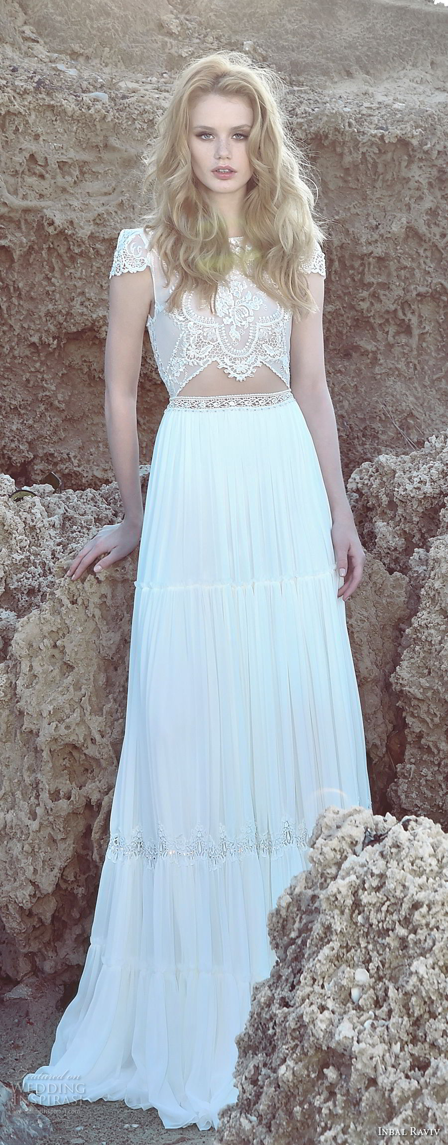 inbal raviv 2017 bridal cap sleeves jewel neck heavily embellished bodice crop top soft a line wedding dress open v back sweep train (beky) lv inbal raviv 2017 bridal cap sleeves jewel neck heavily embellished bodice crop top soft a line wedding dress open v back sweep train (beky) lv