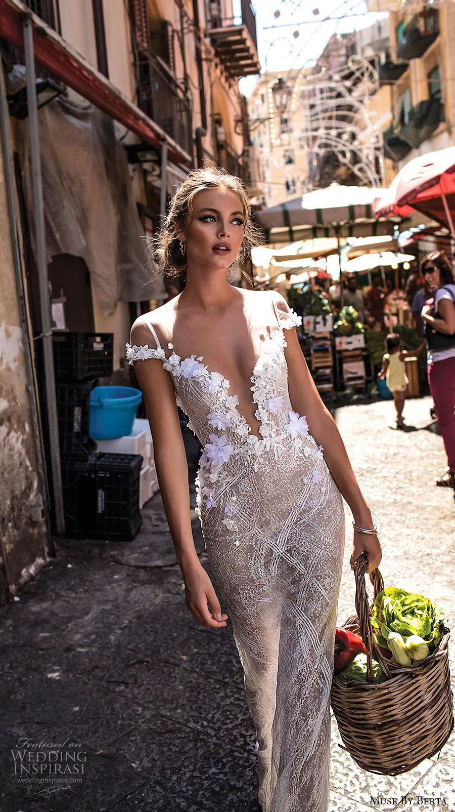 muse berta 2018 bridal cap sleeves illusion boat deep plunging sweetheart neckline full embellishment elegant sexy sheath wedding dress open v back (8) zv muse berta 2018 bridal cap sleeves illusion boat deep plunging sweetheart neckline full embellishment elegant sexy sheath wedding dress open v back (8) zv