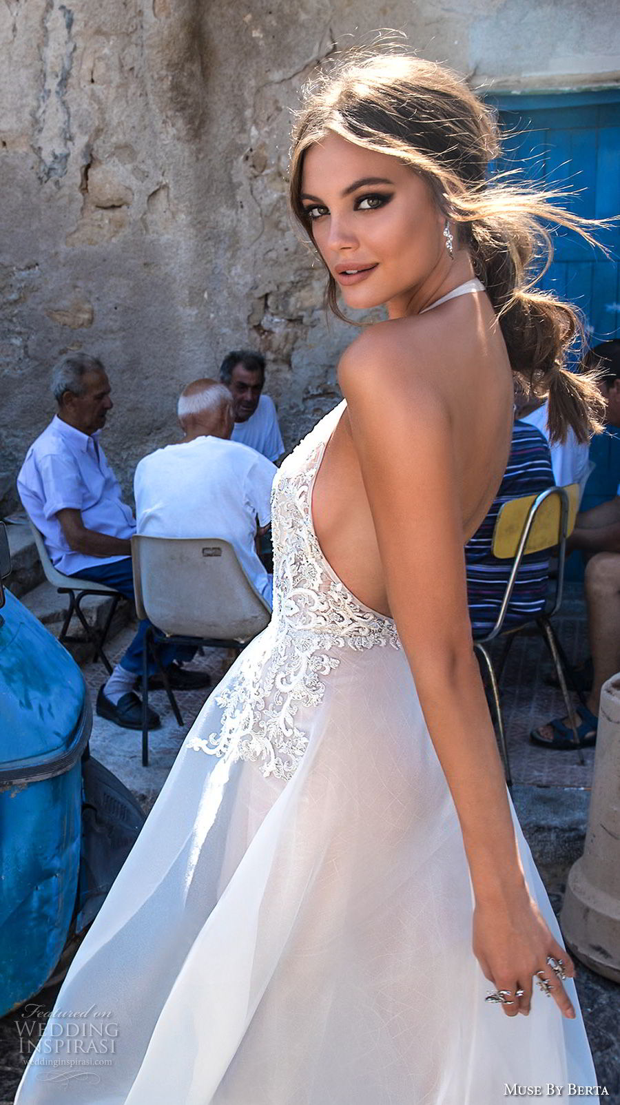 muse berta 2018 bridal sleeveless deep plunging v neck heavily embellished bodice sexy elegant sheath wedding dress a line overskirt open back chapel train (10) zbv muse berta 2018 bridal sleeveless deep plunging v neck heavily embellished bodice sexy elegant sheath wedding dress a line overskirt open back chapel train (10) zbv