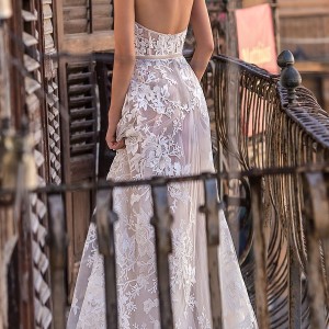 muse berta 2018 bridal strapless sweetheart neckline full embellishment romantic a  line wedding dress medium train (11) bv