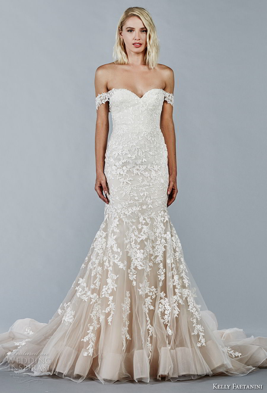 kelly faetanini fall 2018 bridal off the shoulder sweetheart neckline full embellishment romantic trumpet mermaid wedding dress open back chapel train (1) mv kelly faetanini fall 2018 bridal off the shoulder sweetheart neckline full embellishment romantic trumpet mermaid wedding dress open back chapel train (1) mv