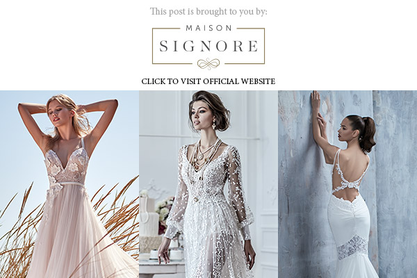 maison signore 2018 collections banner below